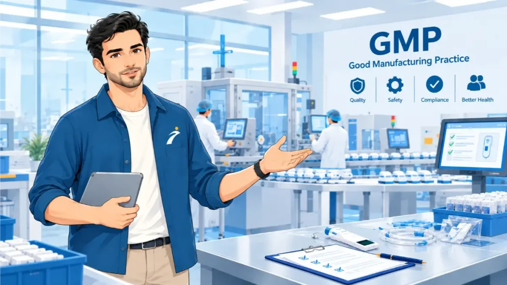 همیار در محیط تولید تجهیزات پزشکی و معرفی GMP و کنترل کیفیت